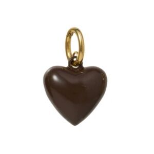 Roxanne Assoulin The Mini Puffy Heart Charm - Bark